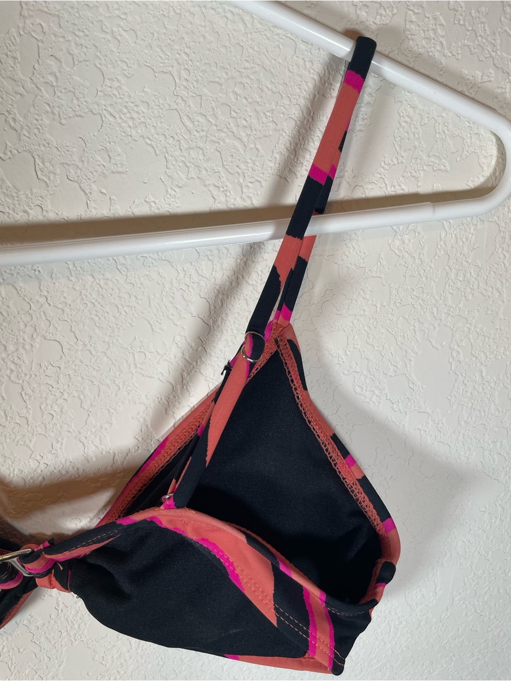 Decree Pink Black Zebra Print Triangle
Bikini Top Knot Front - Picture 9 of 9